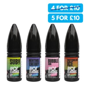 Riot 20mg Squad - 5 For £10