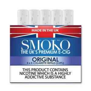 SMOKO E-Cigarette (Cigalike) Pod Refills - 2.0% original