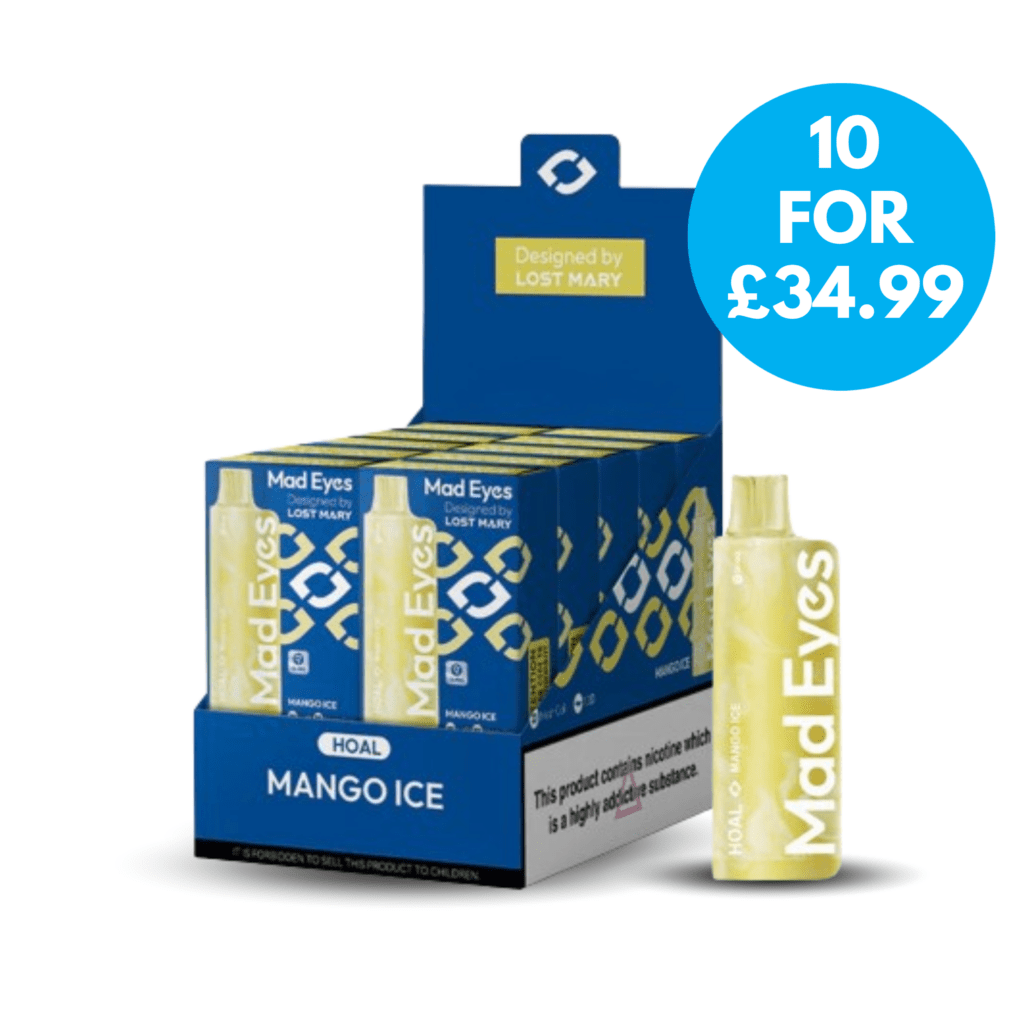 Mad Eyes Lost Mary HOAL Disposable Vape - Box of 10 - £34.99