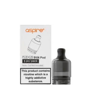 Aspire Flexus Stik Replacement Pods LARGE Capacity (No Coils Included)