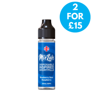 Mix Labs Disposable Inspired 50ML 0mg Shortfill (50VG/50PG) 2 for £15