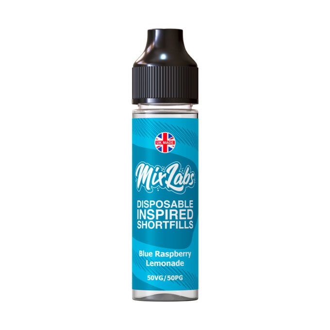 Mix Labs Disposable Inspired 50ML Shortfill (50VG/50PG) blue raspberry lemonade