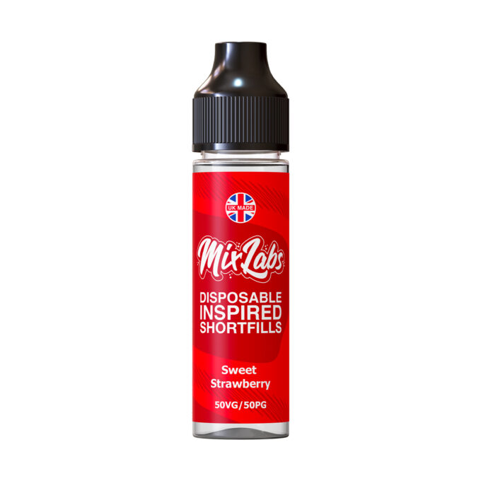 Mix Labs Disposable Inspired 50ML Shortfill (50VG/50PG) sweet strawberry