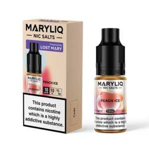 MaryLiq by Lost Mary E-Liquid - 10mg (1%) peach ice