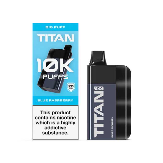 20mg (2%) Titan 10K Puffs Disposable Vape Blue Raspberry