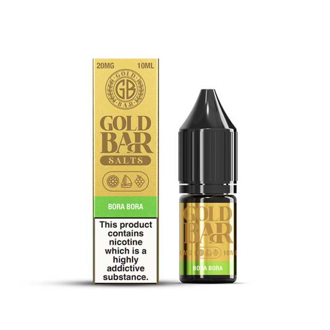 20mg (2%) Gold bar 10ml Nic Salt Bora Bora