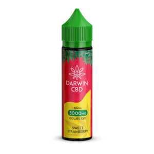 Darwin CBD 3000mg E-liquid 3 for £30 Sweet Strawberry