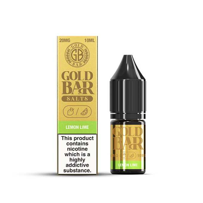 20mg (2%) Gold bar 10ml Nic Salt Lemon Lime