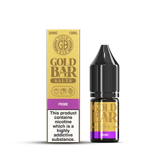 20mg (2%) Gold bar 10ml Nic Salt Prime