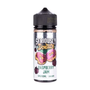 Seriously Donuts Doozy Vape 100ml Shortfill 0mg (70VG/30PG) raspberry jam