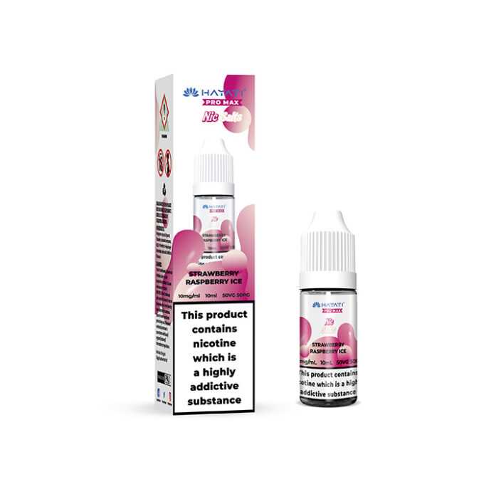 10mg Hayati Crystal Pro Max Nic Salts 10ml strawberry raspberry ice