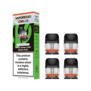 Vaporesso Xros Corex 2.0 Replacement Pods (4 Pack) - 0.6Ohms
