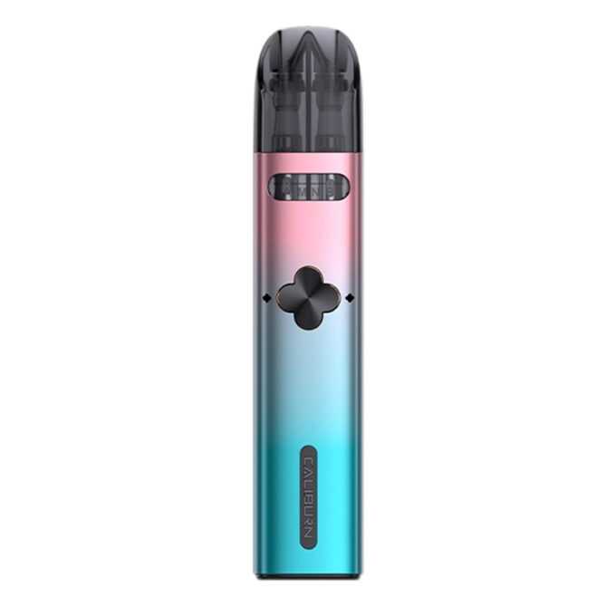 Uwell Caliburn Explorer Pod Vape Kit pink cyan