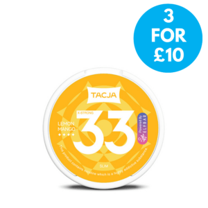 TACJA by Elf Bar - 33mg Nicotine Pouches 3 for £10