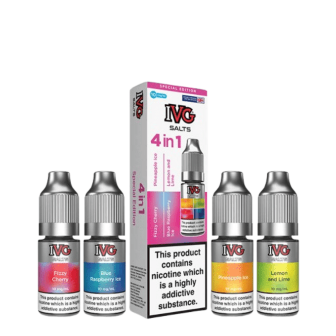 10mg IVG 4 In 1 Nic Salts special edition