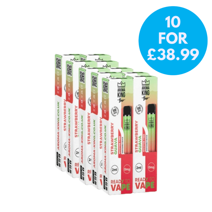 0mg Aroma King Disposable Vape Box Of 10 Multipack box of 10 for £38.99 with Free next day shipping