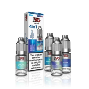 20mg IVG 4 In 1 Nic Salts blue razz edition