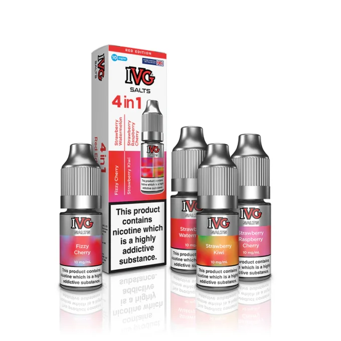 20mg IVG 4 In 1 Nic Salts red edition