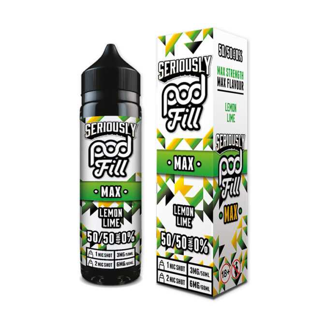 Doozy Seriously Podfill Max 40ML Shortfill (50VG/50PG) lemon lime