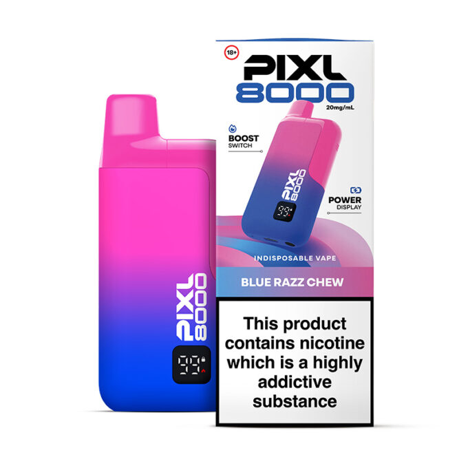 P8K Blue Razz Chew Device + Box W1F