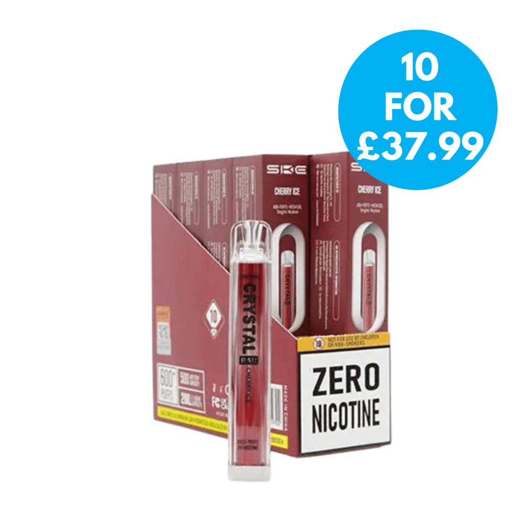 SKE Crystal (0%) Vape 0mg Box Of 10 Multipack
