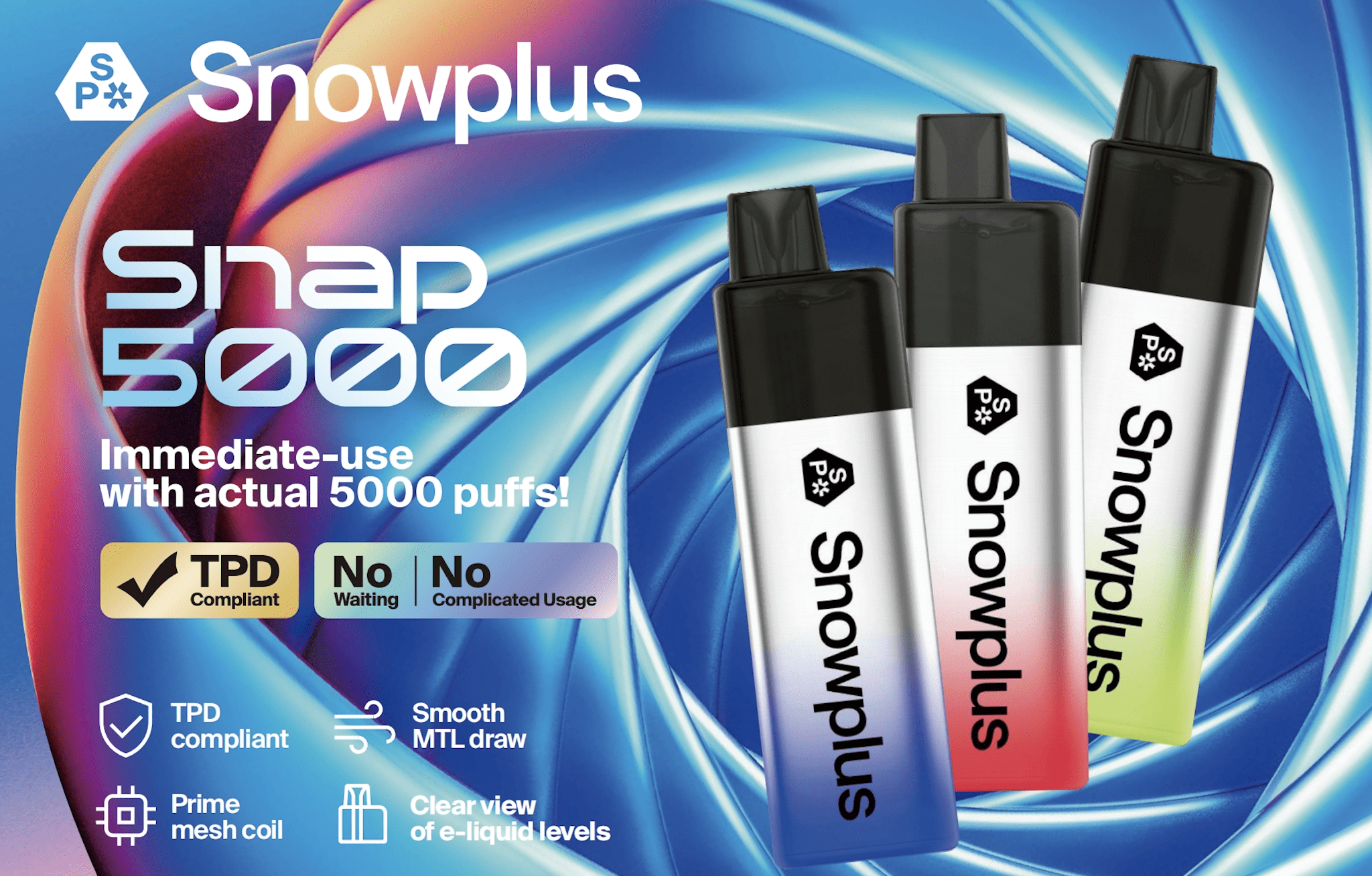 SNOWPLUS SNAP 5000 DISPOSABLE KIT 