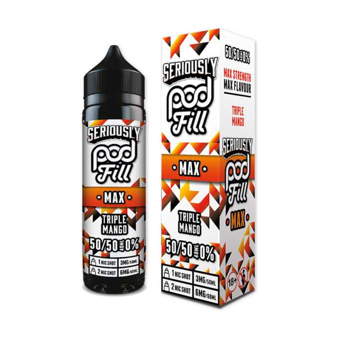 Doozy Seriously Podfill Max 40ML Shortfill (50VG/50PG) triple mango