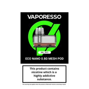 Vaporesso Eco Nano & Eco Nano Pro Replacement Pods 2ML