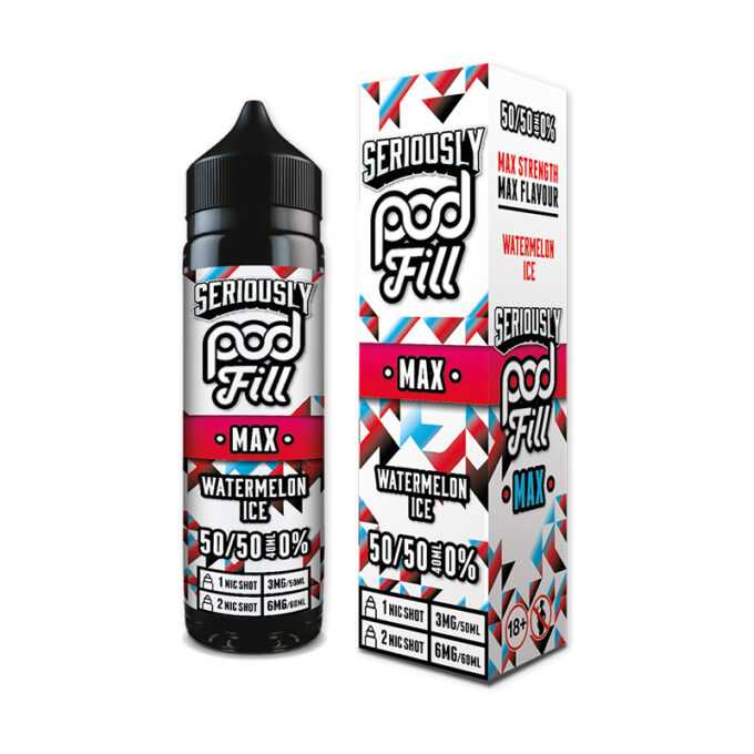 Doozy Seriously Podfill Max 40ML Shortfill (50VG/50PG) WATERMELON ICE