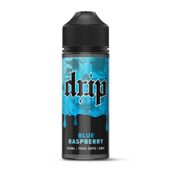 Drip 100ml Shortfill E-liquid blue raspberry