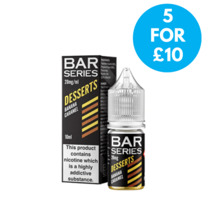 20mg (2.0%) Bar Series Nic Salt Desserts Range 10ml 5 for £10