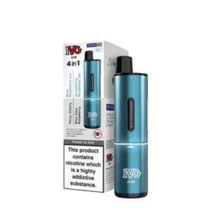 IVG Air 4 In 1 Rechargeable Pod Vape Kit sky blue