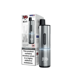IVG Air 4 In 1 Rechargeable Pod Vape Kit silver