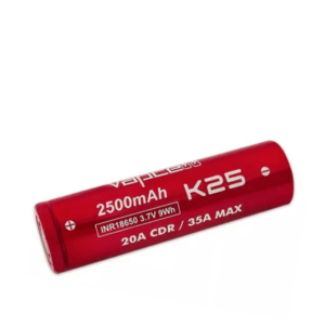 Vapcell K25 18650 2500mAh Rechargeable Battery
