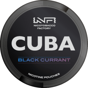 CUBA Black Snus Nicotine Pouches 66mg - Black Currant