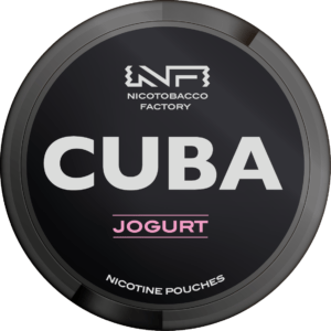 CUBA Black Snus Nicotine Pouches 66mg - Jogurt