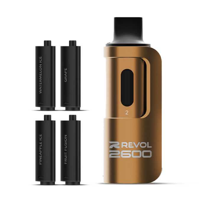 Revol 2600 4 In 1 Pod Vape Kit fruit