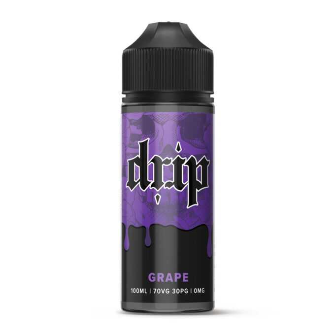 Drip 100ml Shortfill E-liquid grape