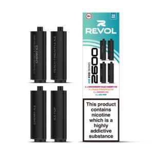 Revol 2600 4 In 1 Prefilled Replacement Pods - Ice Edition (Multi Flavour)
