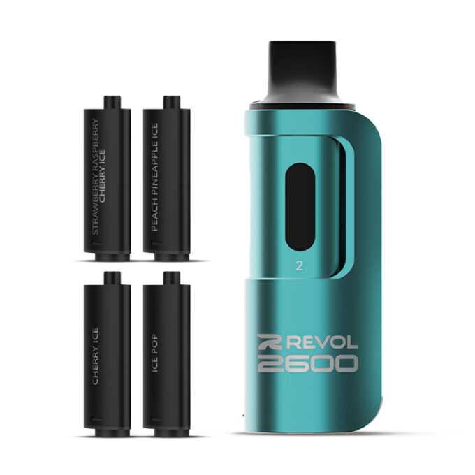 Revol 2600 4 In 1 Pod Vape Kit ice