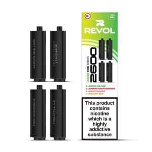 Revol 2600 4 In 1 Prefilled Replacement Pods - Lemon Edition (Multi Flavour)