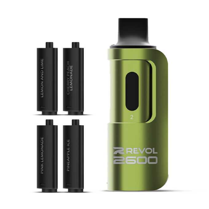 Revol 2600 4 In 1 Pod Vape Kit lemon