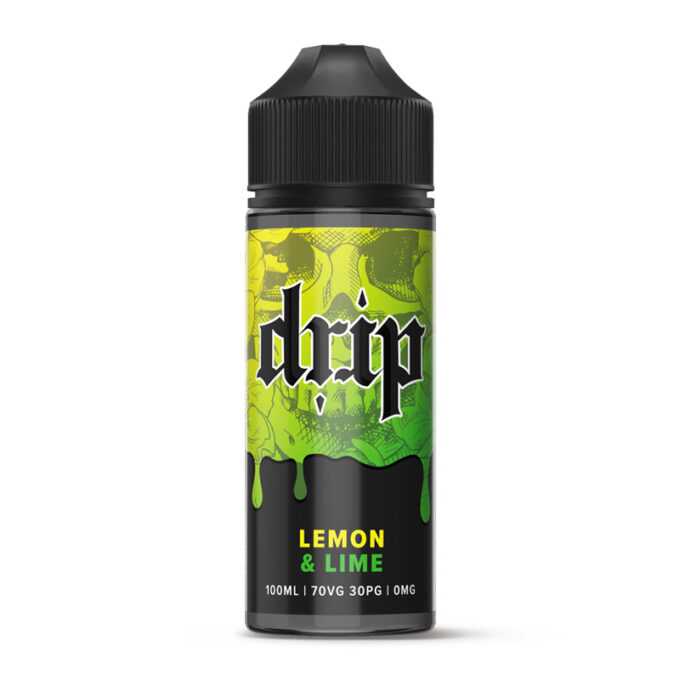 Drip 100ml Shortfill E-liquid lemon lime