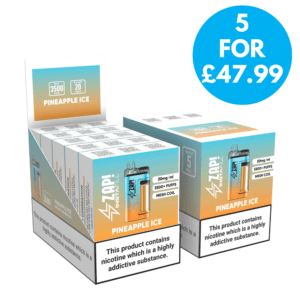 Zap Instafill 3500 Puff Disposable Vape Kit Multipack (Box of 5) 5 for £47.99 with free next day shipping