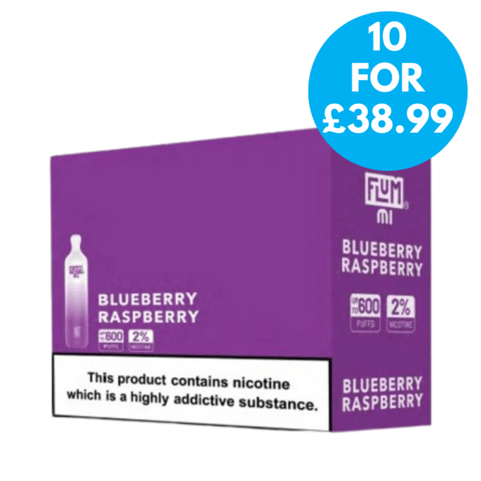 20mg Flum MI Disposable Vape Box Of 10 Multipack 10 for £38.99 with free next day shipping