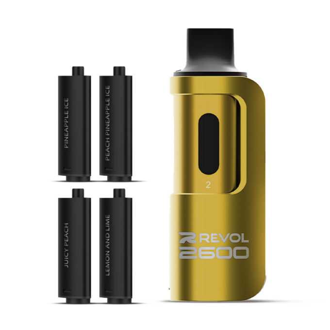 Revol 2600 4 In 1 Pod Vape Kit pineapple