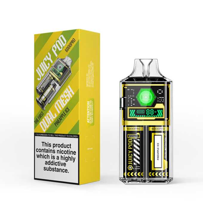 Juicy Pod 6000 (6K Puffs) Pro Disposable pineapple ice