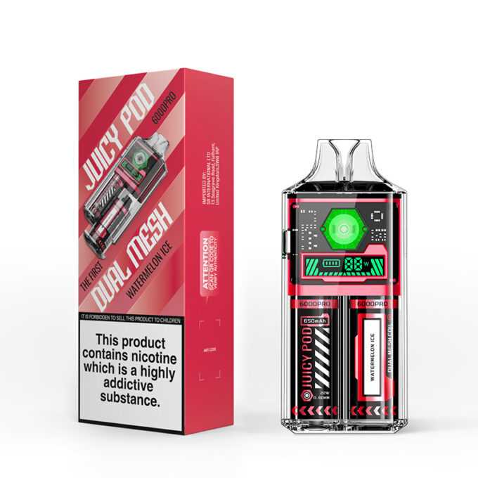 Juicy Pod 6000 (6K Puffs) Pro Disposable watermelon ice