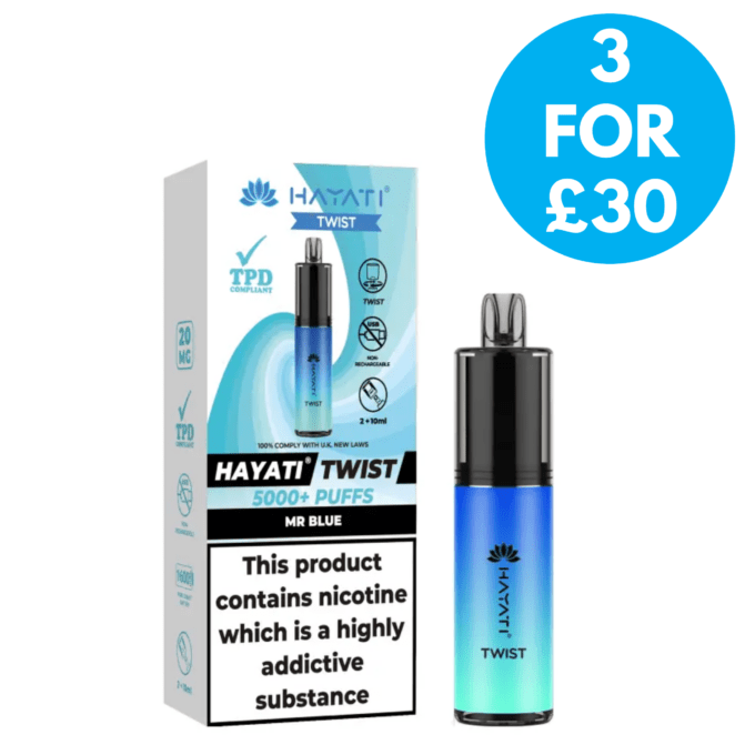 20mg Hayati Twist 5000 (5K puffs) Disposable Vape