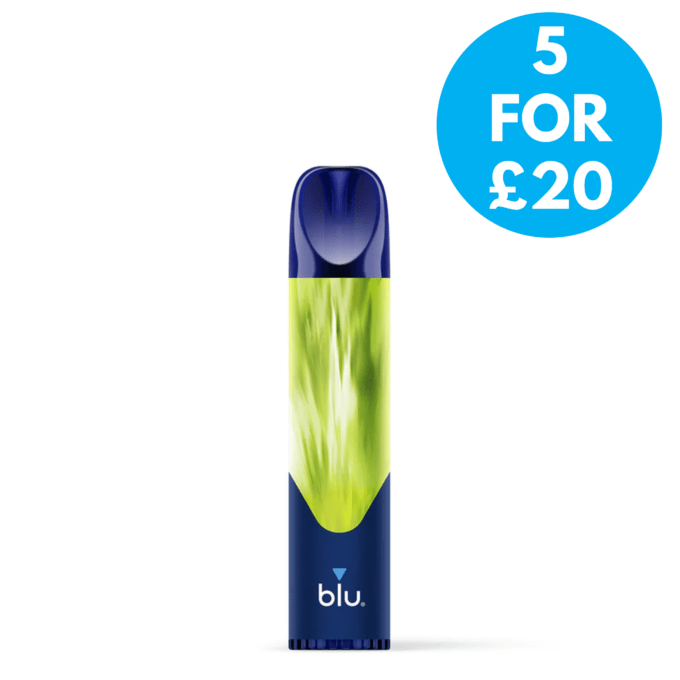 20mg Blu Bar 1000 Disposable Vape Kit 5 for £20 with free next day shipping